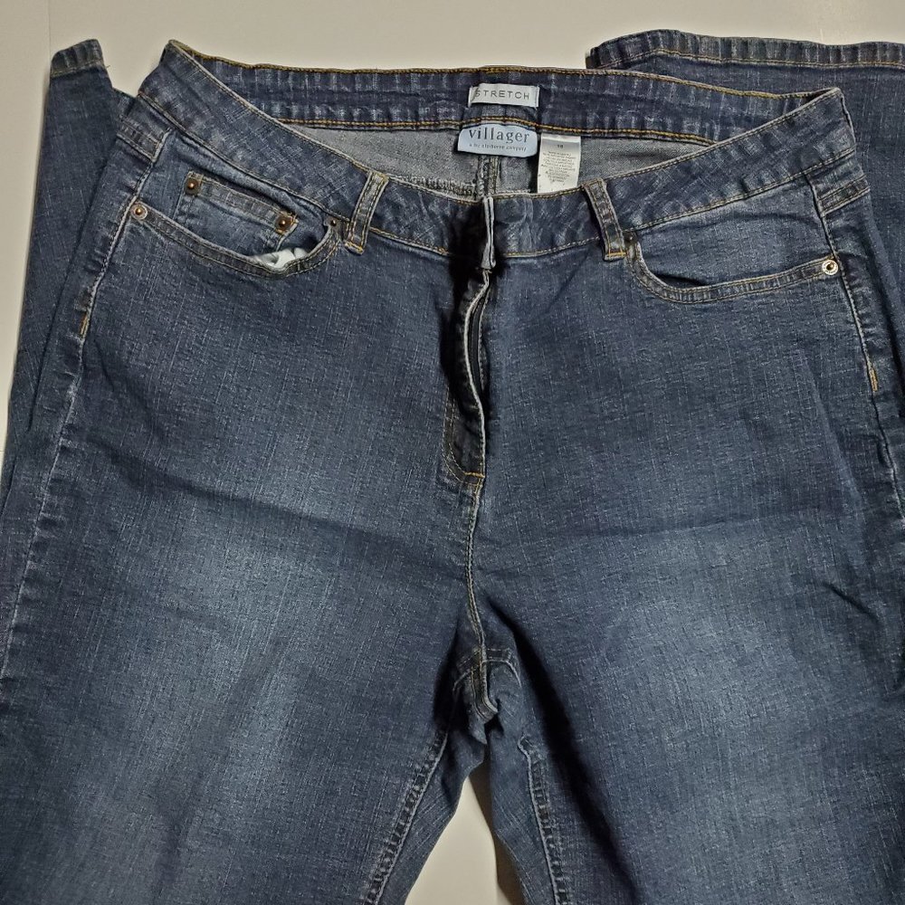 Villager Stretch Jeans by Liz Claiborne SZ 16